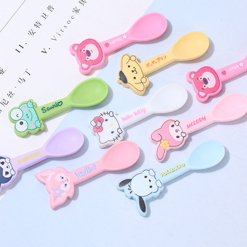 Charm Of Cartoon Rabbit Spoon DIY