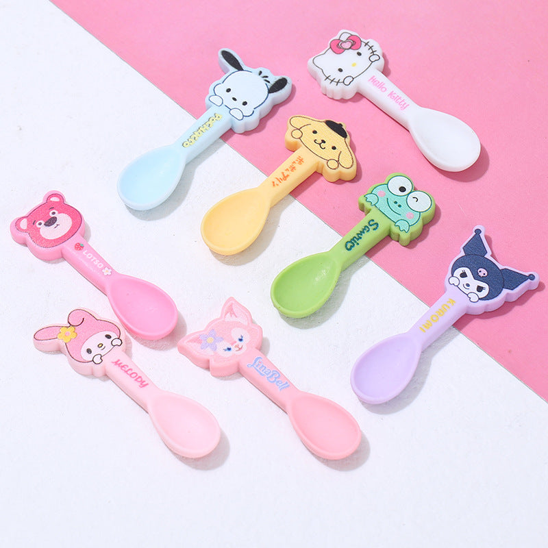 Charm Of Cartoon Rabbit Spoon DIY