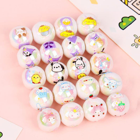 Cute Cartoon Round Beads