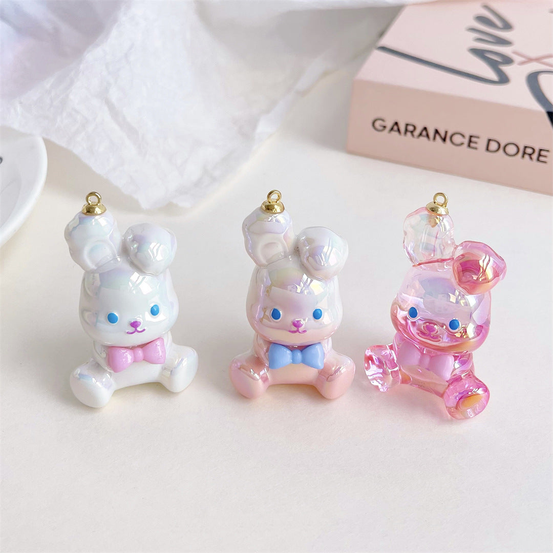 Bow Rabbit Pendant